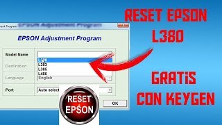 Epson Adjustment Program L382